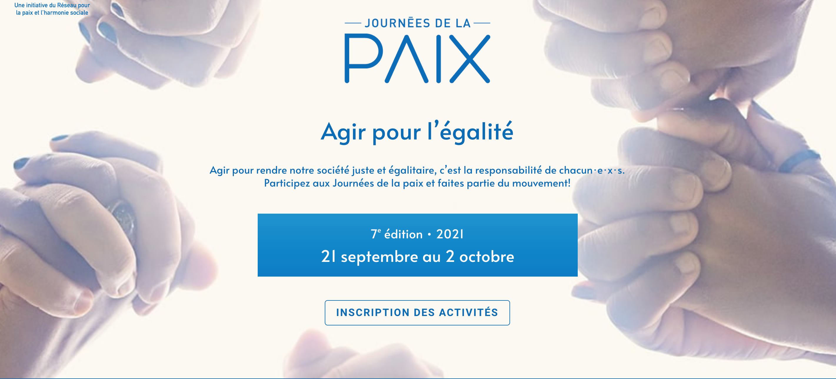 JOURNEES DE LA PAIX